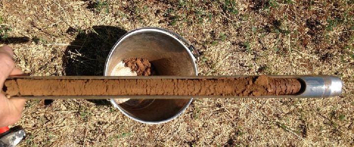 Soil core tamworth